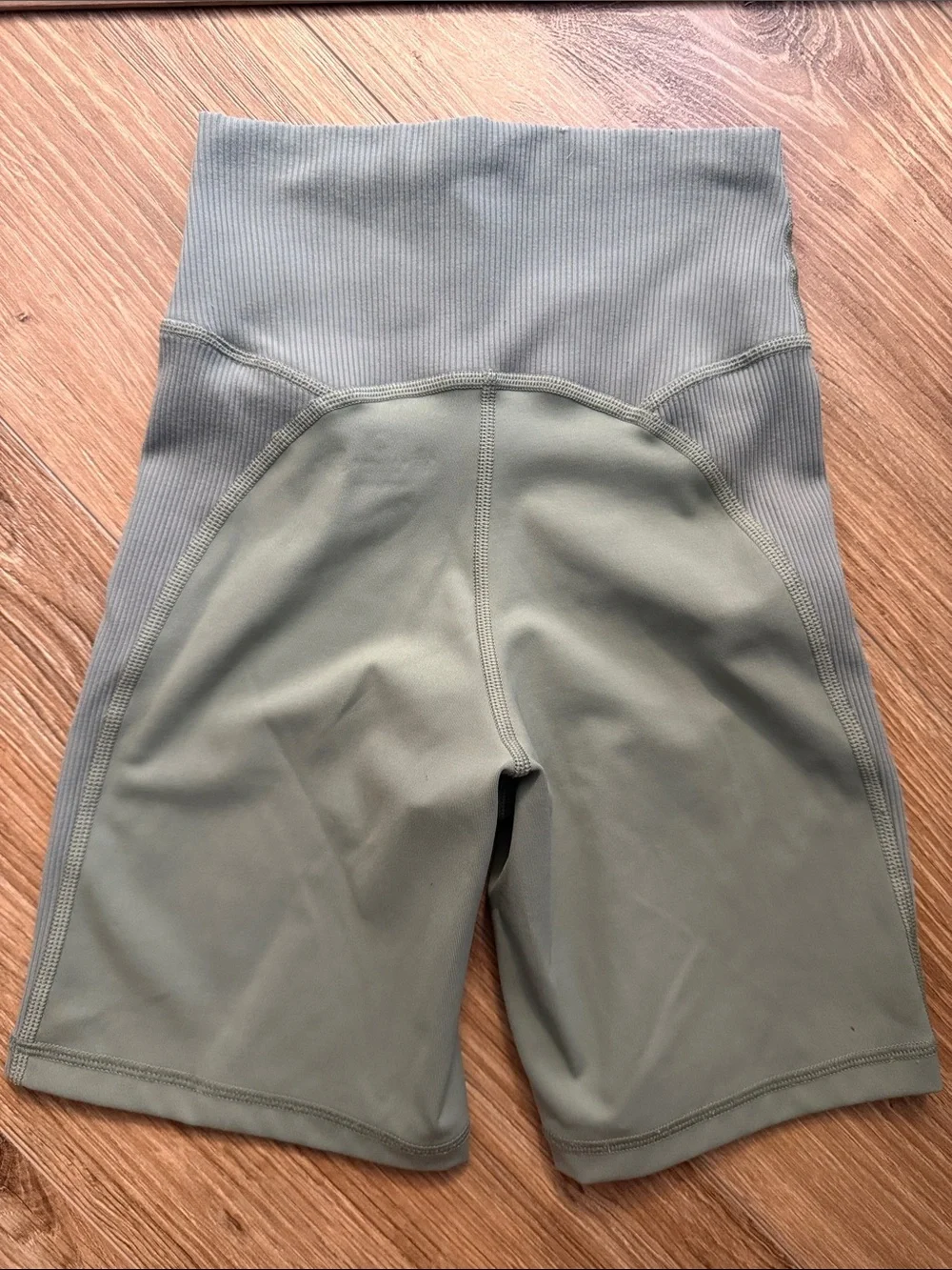 Offline Aerie Olive Green High-Rise Bike Shorts